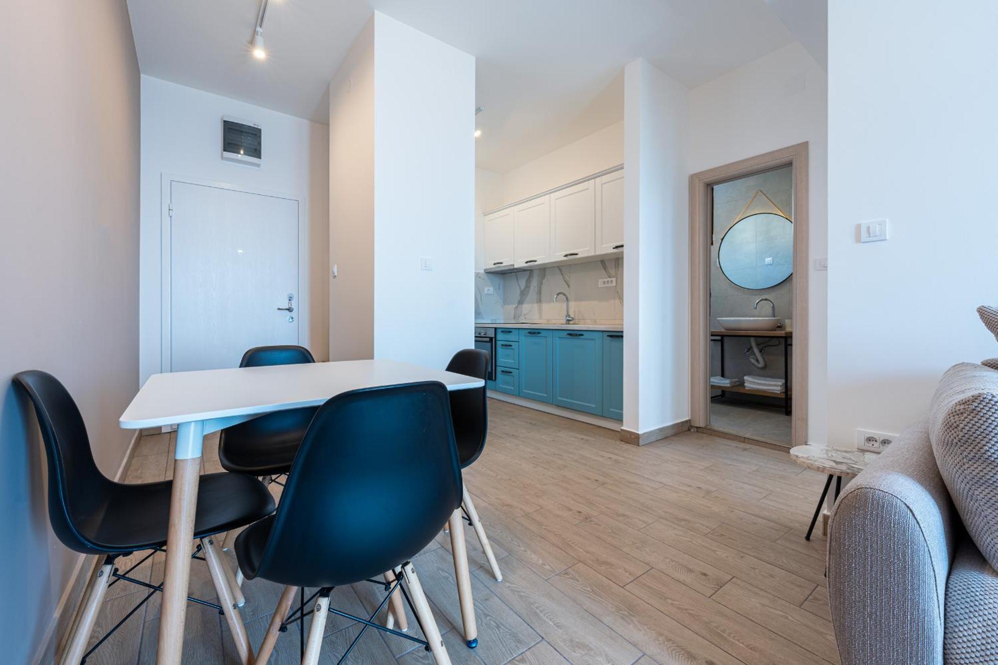 Niki Apartments Przno Sveti Stefan Rum bild